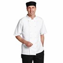 Veste de cuisine Whites Boston manches courtes blanche XL